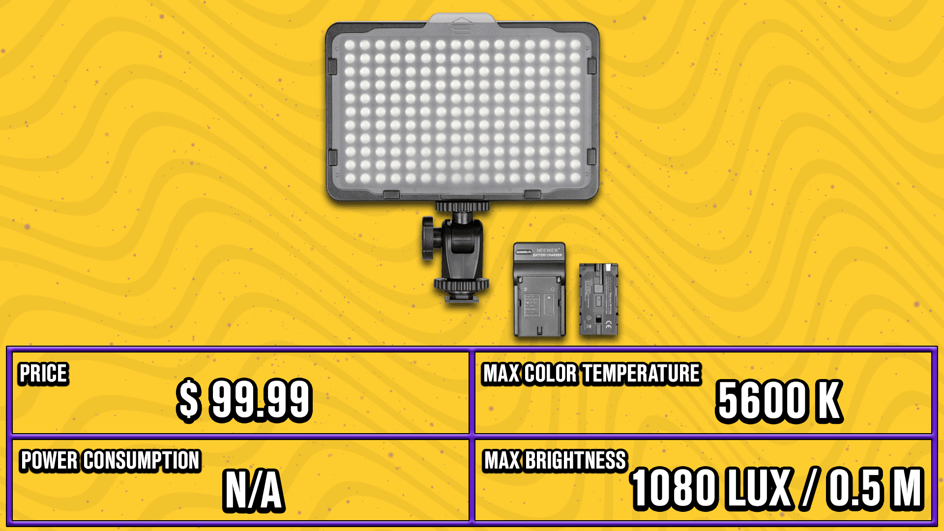 Neewer Dimmable 176 LED Light Kit - StreamBee