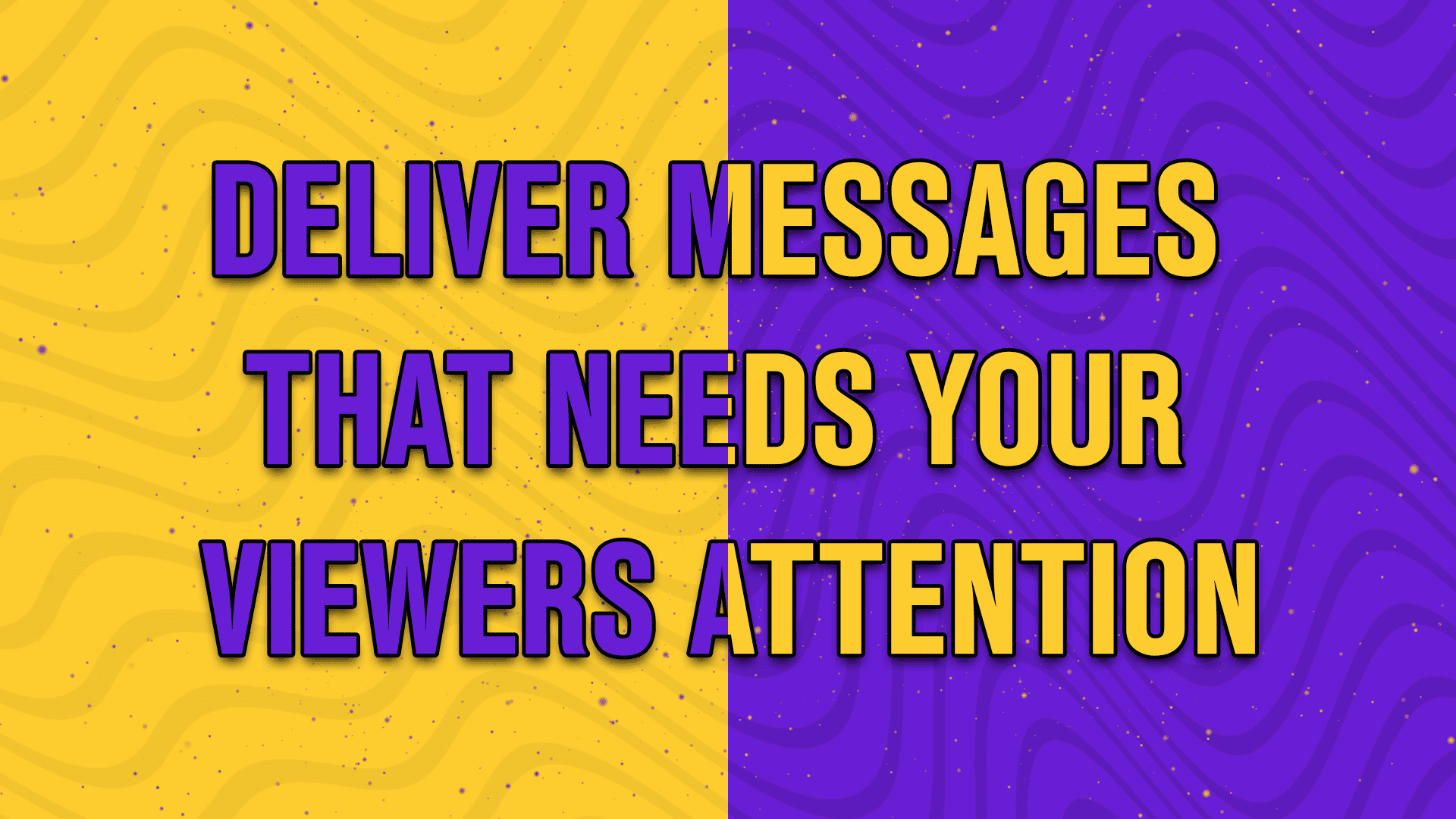 Deliver messages that needs your viewers attention - StreamBee