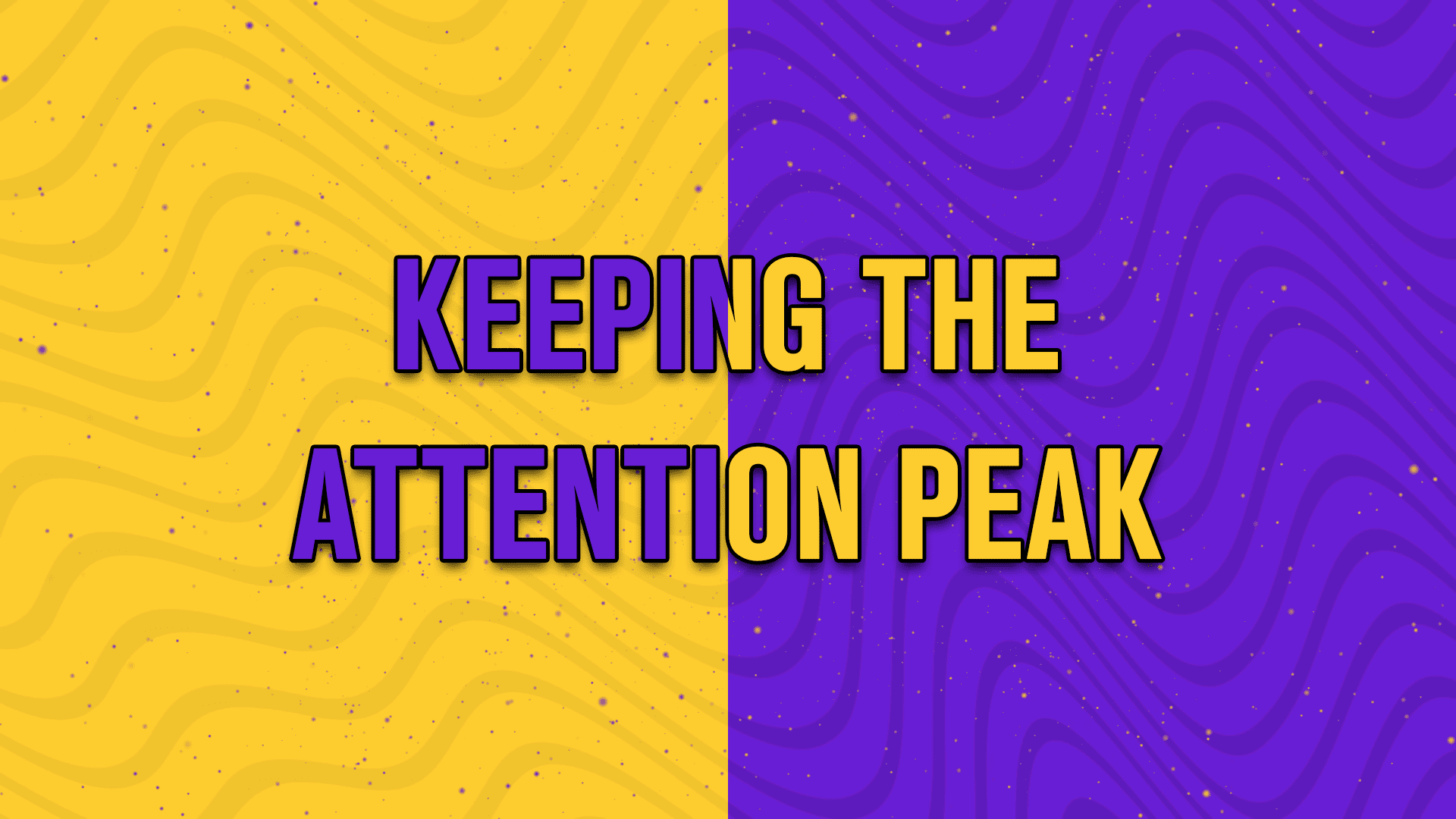 Keeping the attention peak - StreamBee